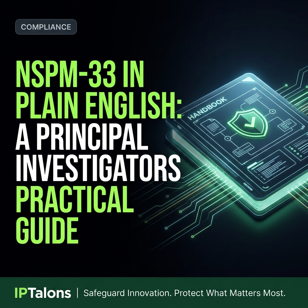 NSPM-33 in Plain English: A Principal Investigator's Practical Guide